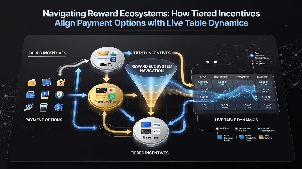 Detailed view of live dealer table interfaces integrated with loyalty point tracking and payment confirmation systems
