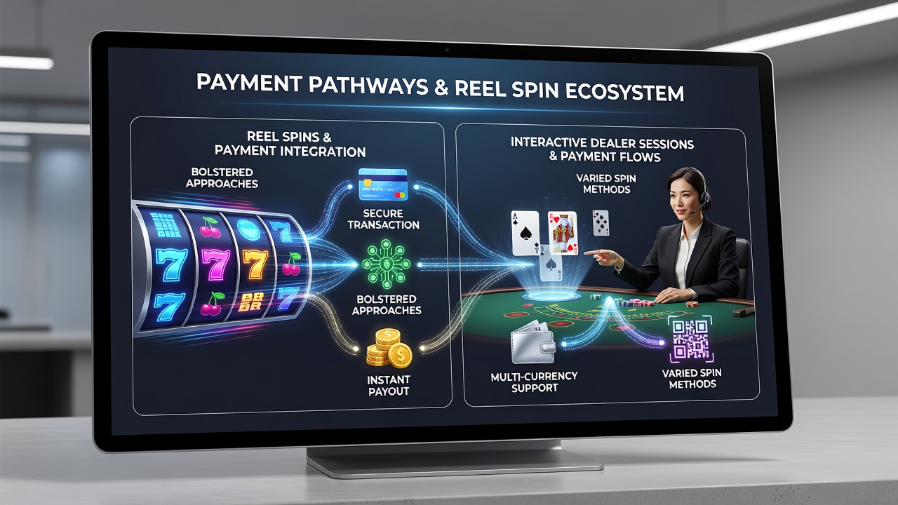Live dealer table interface showing real-time betting options supported by multiple payment integrations