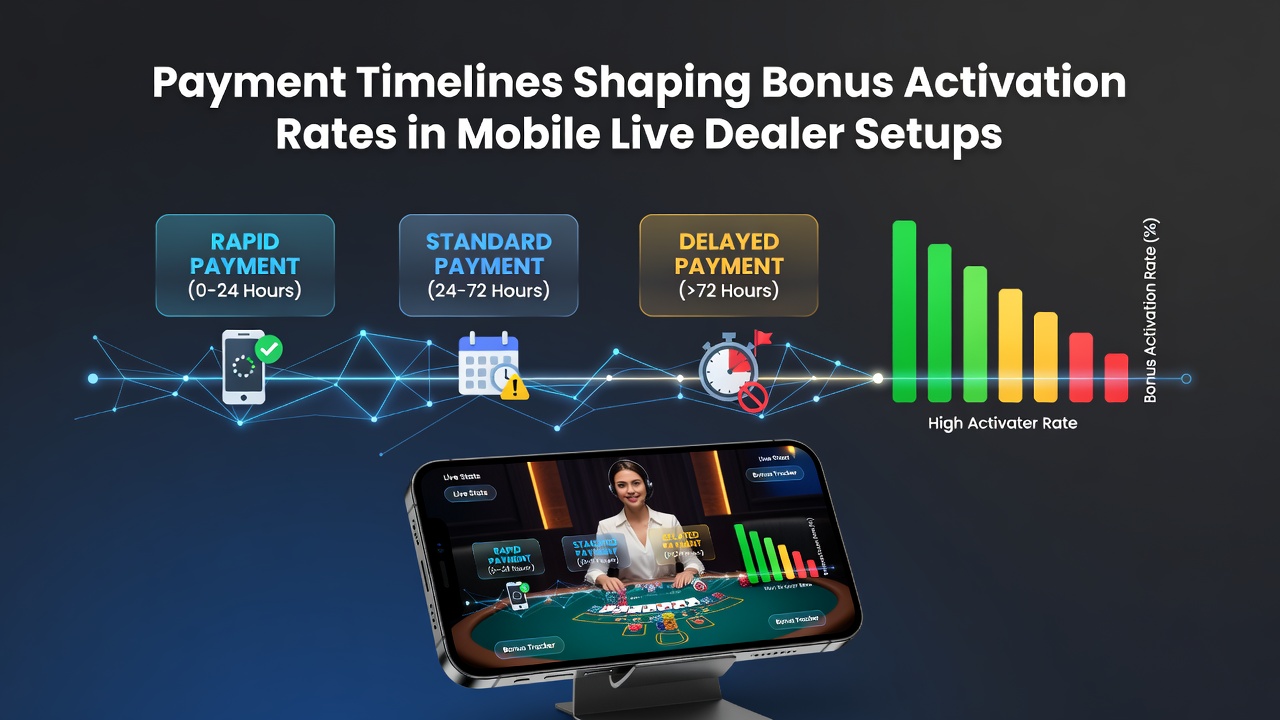 Close-up of mobile screen displaying live dealer table alongside instant deposit confirmation and active bonus meter