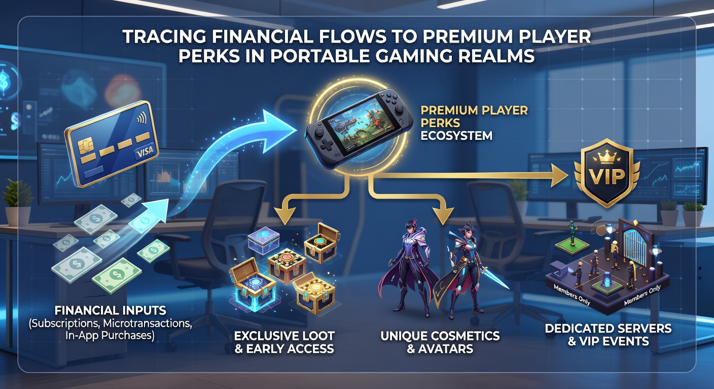 Mobile device showing VIP dashboard with tracked financial flows and unlocked premium casino perks